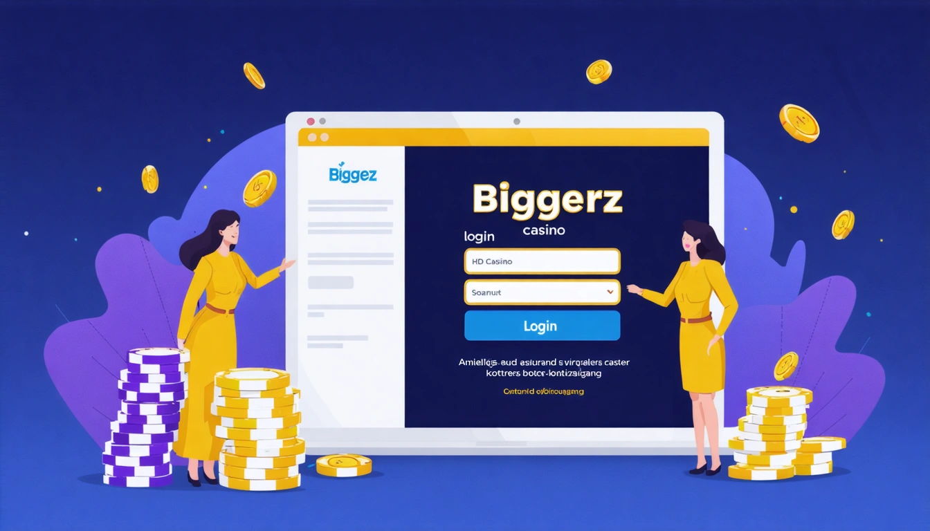 Biggerz casino login Anleitung und schneller Kontozugang
